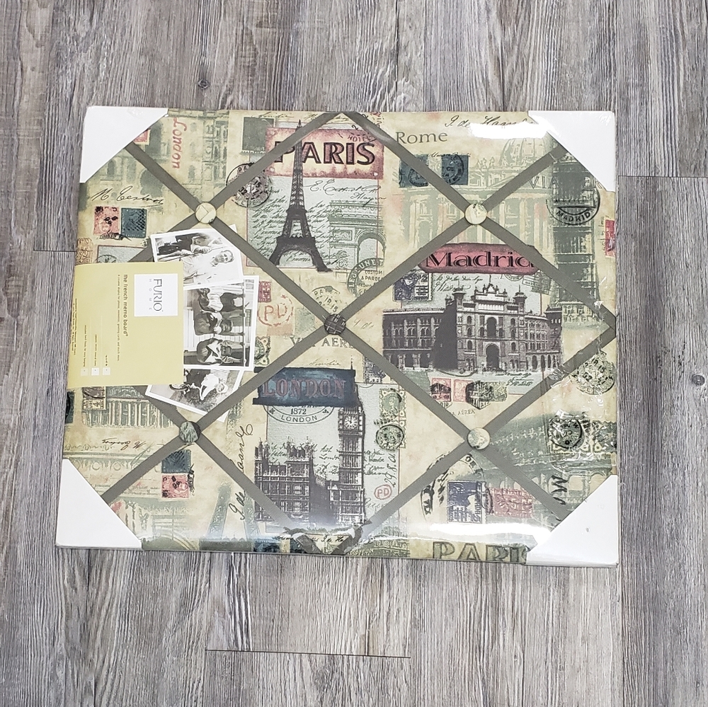 New**The French Memo Board "World Travel"